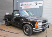 1988 CHEVROLET C1500 SHORT TUB STEPSIDE 350/T700 4 SPEED OD TRANS RHD FACTORY BLACK 1988 CHEVROLET C1500 SHORT TUB STEPSIDE 350/T700 4 SPEED OD TRANS RHD FACTORY BLACK